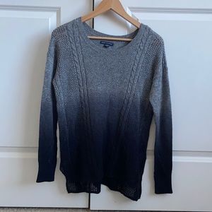 American Eagle Softest Stitchmix Gray Sweater